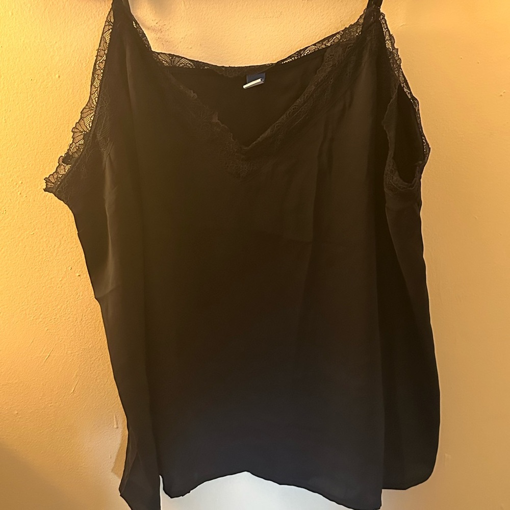 Old Navy Satin Lace Trimmed Camisole